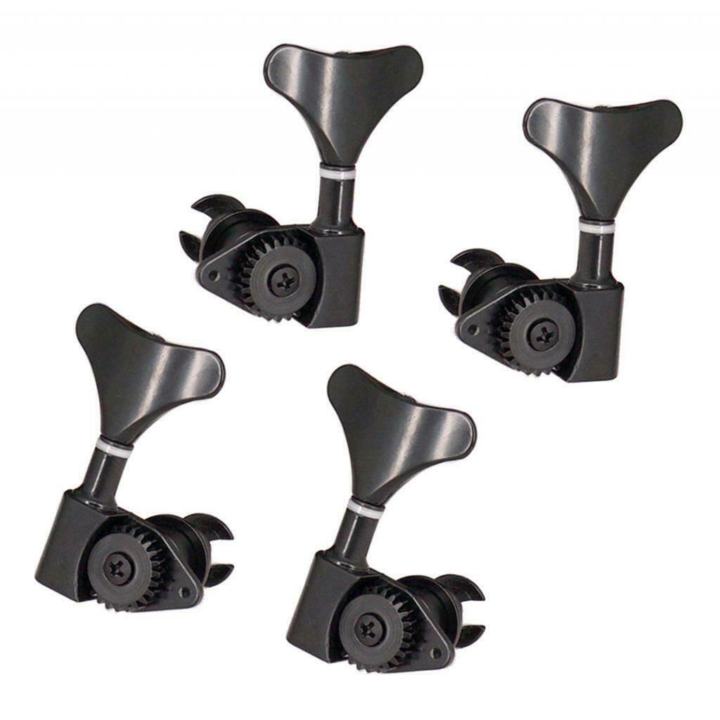 4 Pieces Electric Bass Machine Tuner Pegs Keys Music Accessories Set 2L2R