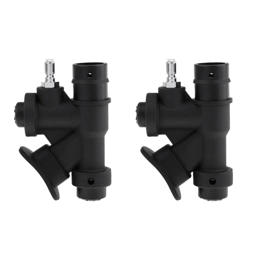 2Pcs Scuba Diving Power BCD Standard 1" Inflator Buoyancy Compensator Handle