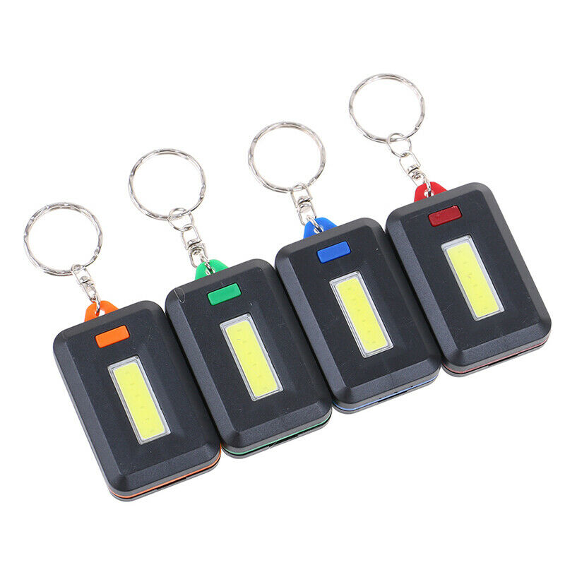 Cob flashlight keychain mini led flashlight portable outdoor emergency li.l8