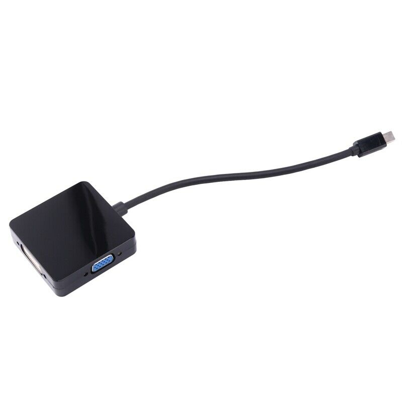 MiniDP to MI-Compatible VGA DVI Adapter, 3-In-1 Mini DP to MI-Compatible/DVIS9I4