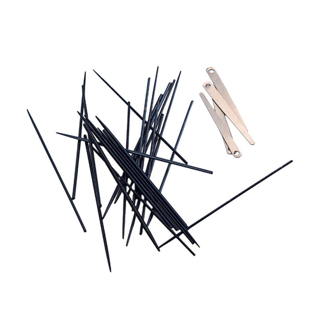 24x Sax Spring Needles 4pcs w/ Spring Leaf Tool 0.6-1.3mm Durable Metal