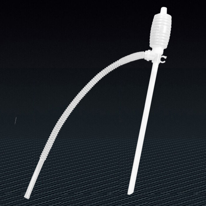 Plastic Manual Hand Syphon Oil Water Petrol Fuel Liquid Transfer Pumping Pipe