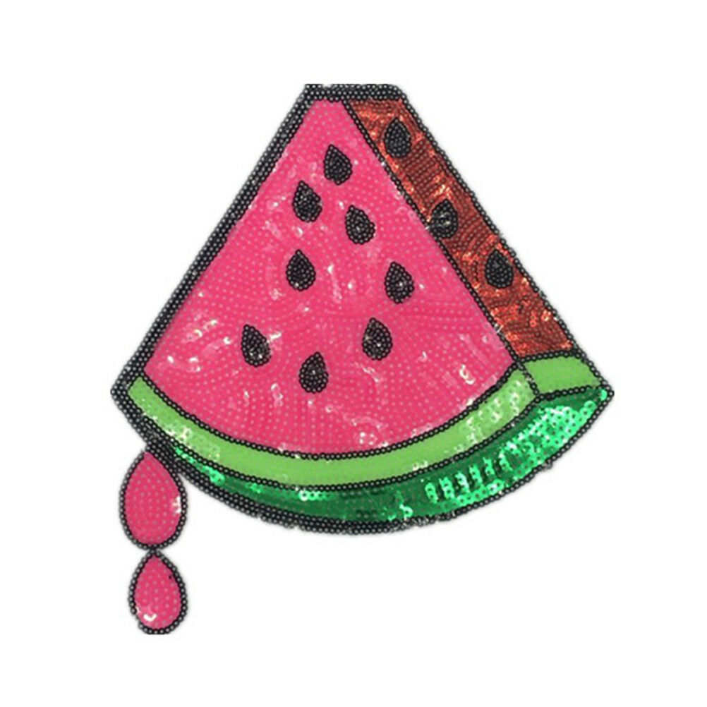 watermelon sequins patch sew on patch for diy clothing applique badge sti.l8