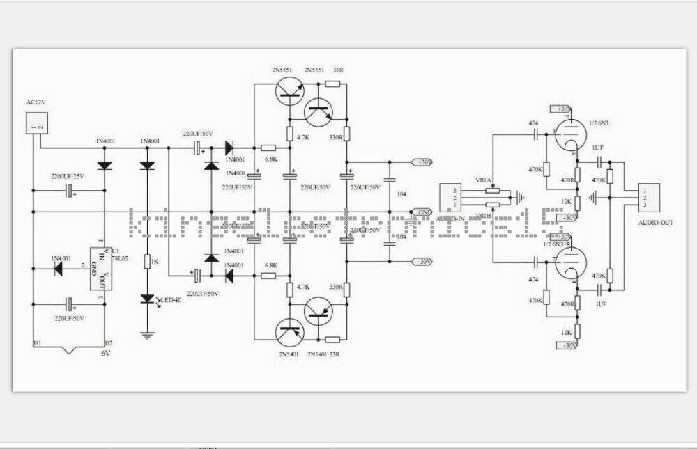 Diy Kits 6N3 Tube Buffer Bile Pre-amplifier Board For Filtering Amplifier Audio