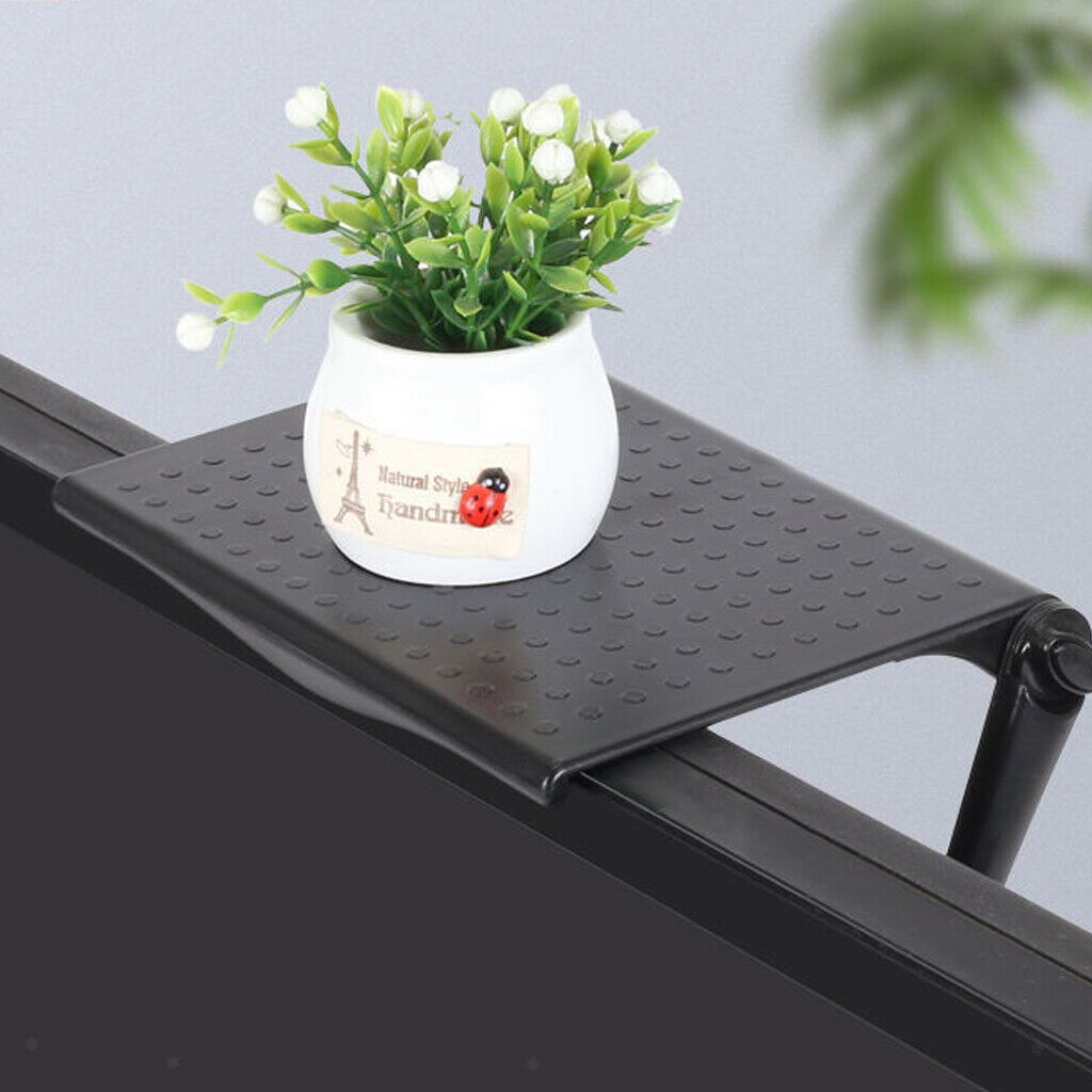 Set of 2 TV Top Shelf Top Adjustable Screen Computer TV Storage Bracket Desk
