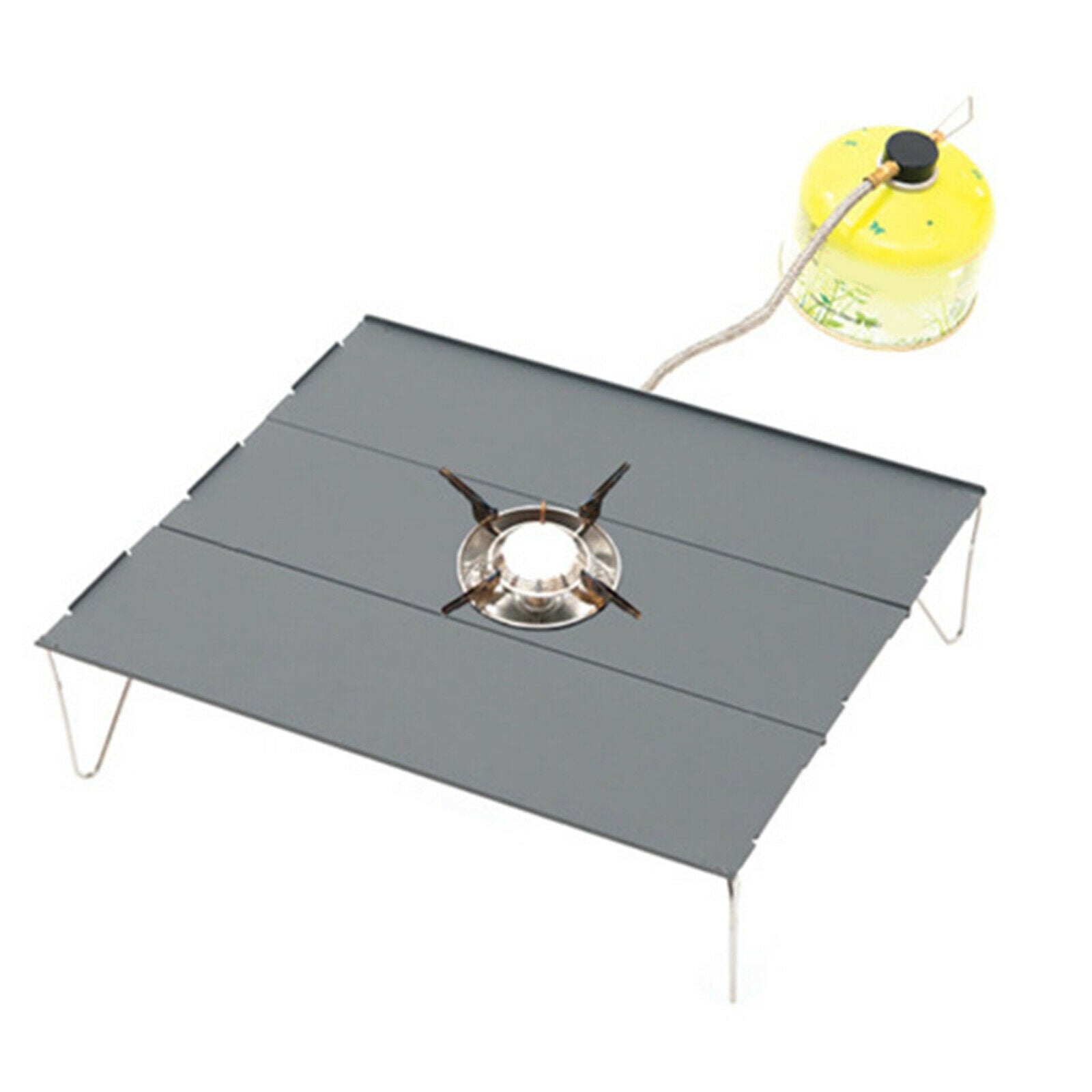 Lightweight Folding Portable Picnic Camping Table, Aluminum Plate for Indoor