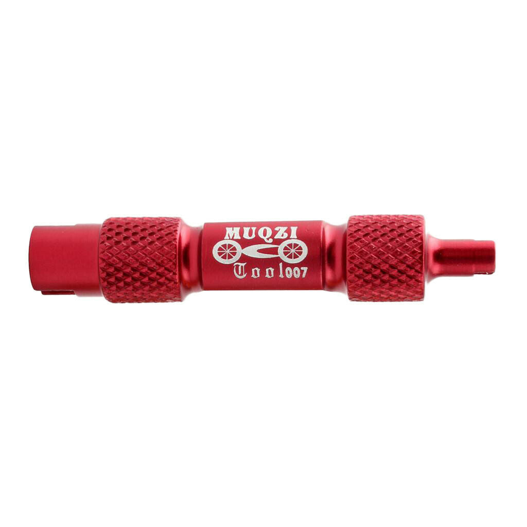 2pcs Bicycle Bike Tire Valve Core Removal Presta Tire Valve Core Remover Red