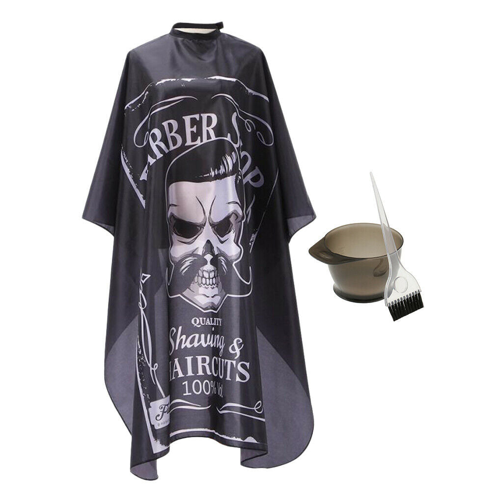 Hair Color Dyeing Bowl Brush and Haircut Dye Cape Apron for Hair Dye Kit