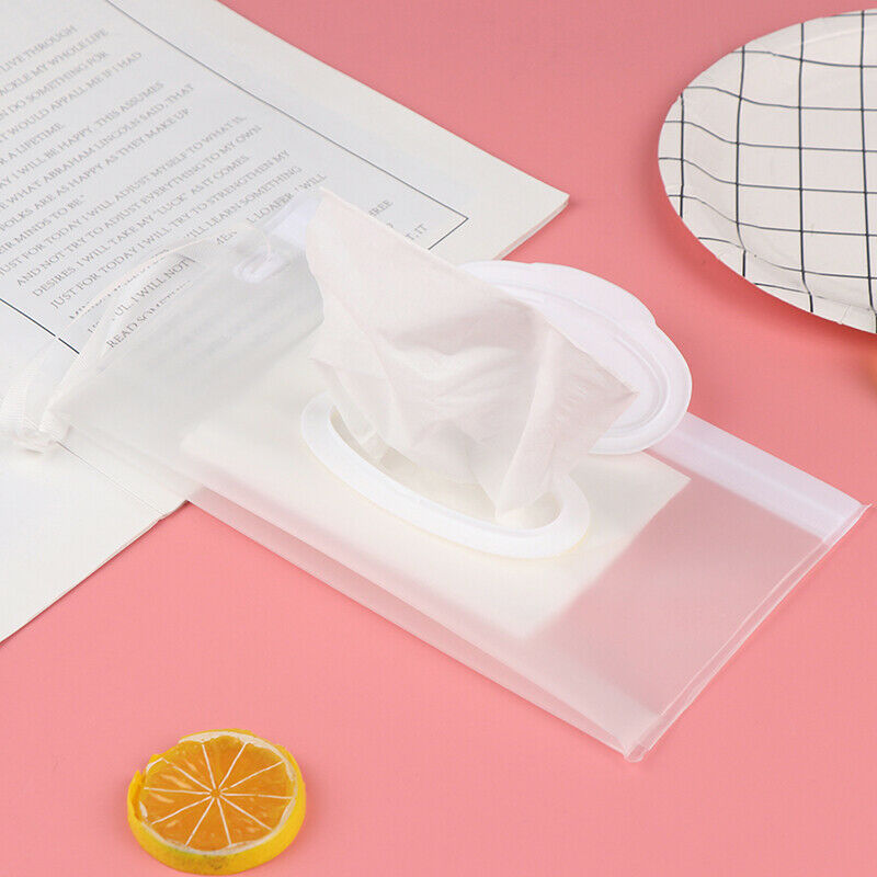 Portable Baby Kids Wet Wipes Clutch Carrying Bag Wet Paper Tissue ContaSEZYCHAU
