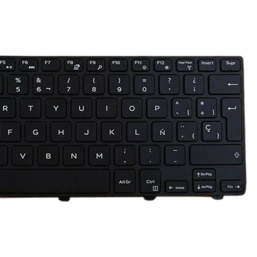 Spanish Laptop Win8 Full Keyboard W/ Frame for Inspiron 14-3000 5447 5442