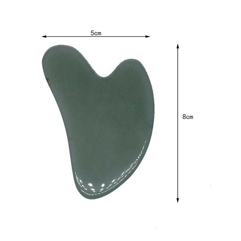 Green Aventurine Stone Scraper Massage Skincare Tool Body Care SPA Gua Sh.l8