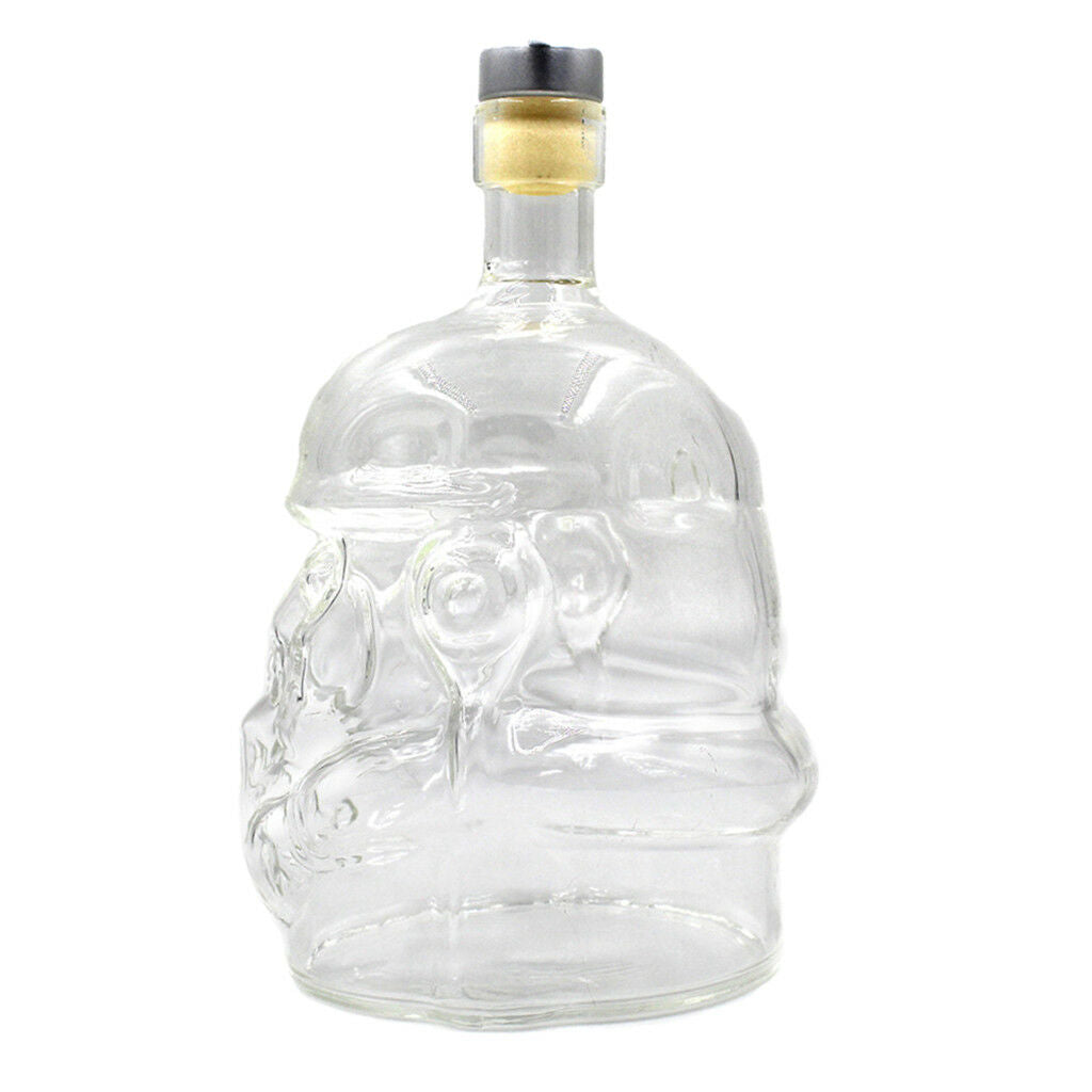 1 piece Clear Glass Wine Whisky Brandy Liquor Alcohol Clear Decanter Bottle