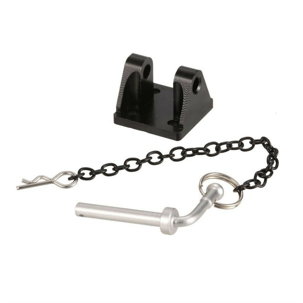 Metal RC Tow Shackle Trailer Hook Set for 1/10 SCX10 90046 D90 RC Crawler