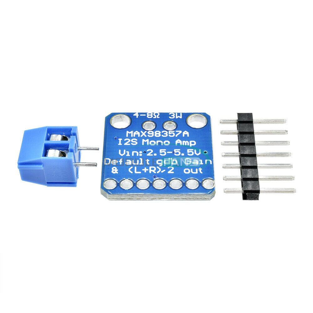 MAX98357  I2S Amplifier Breakout Interface Class D Module For ESP32 Raspberry Pi