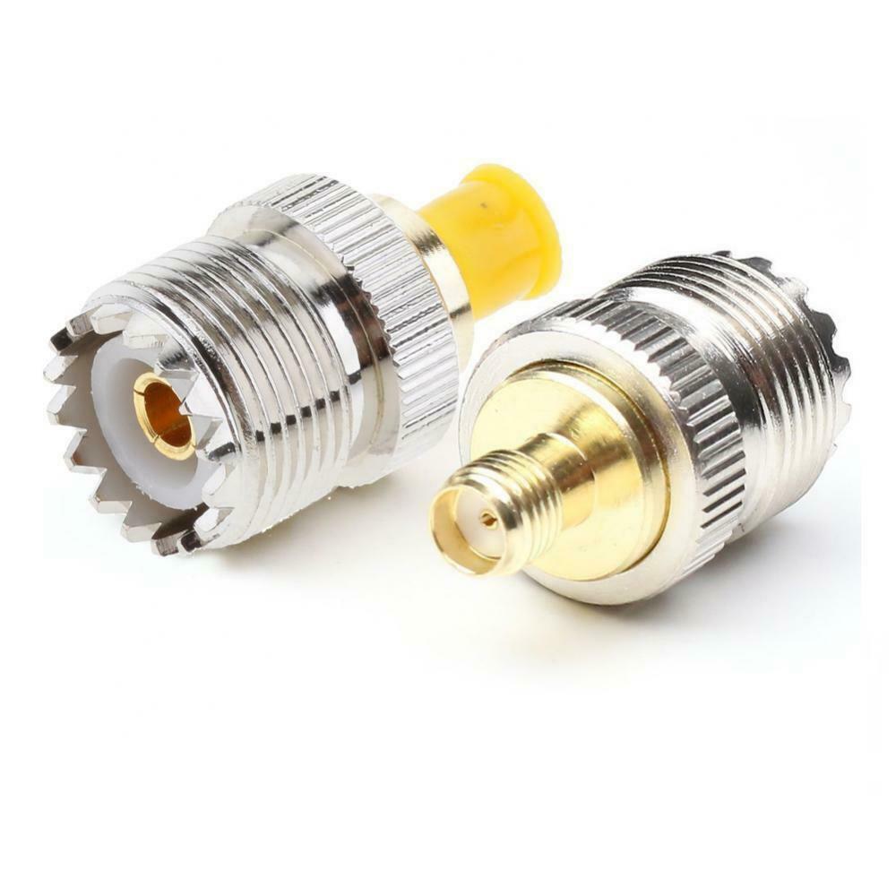 2 Pack UHF SO239 Female   to SMA Female Plug RF Adapter Coaxial Cable