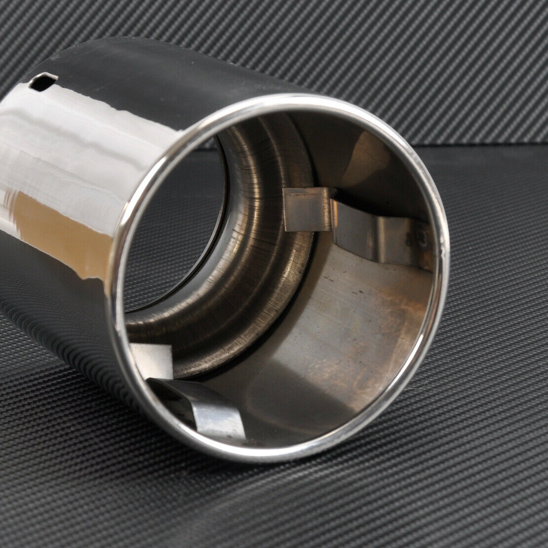 2pcs STAINLESS STEEL EXHAUST TAIL REAR MUFFLER TIP PIPE Fit for Mazda 6 09-14 An