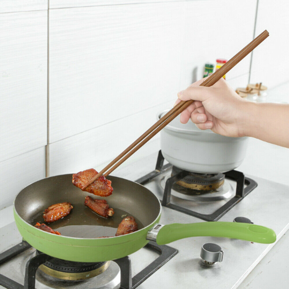 38cm Kitchen Household Long Fried Wood Chopsticks Noodle Chopsticks Tableware
