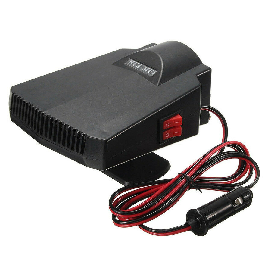 Portable Ceramic Heater Cooler Dryer Defroster Demister for Car Window Warmer