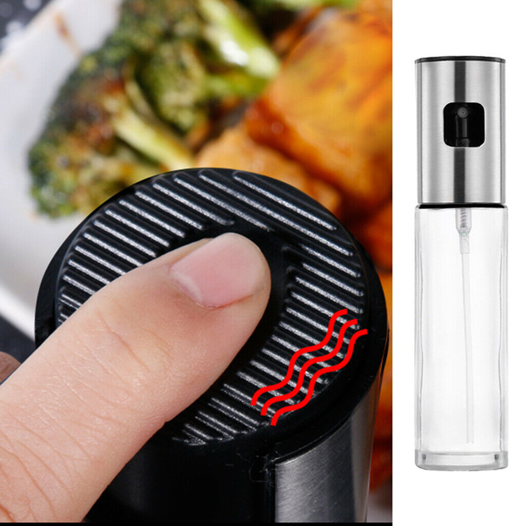 Oil Dispenser Pump Sauce Vinegar Sprayer Bottle Pot for Cooking Roasting BBQ
