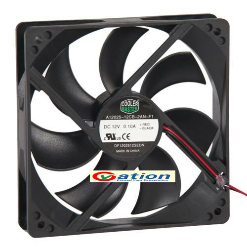 For Cooler Master A12025-12CB-2AN-F1 Super quiet cooling fan DC12V 12025 2wire