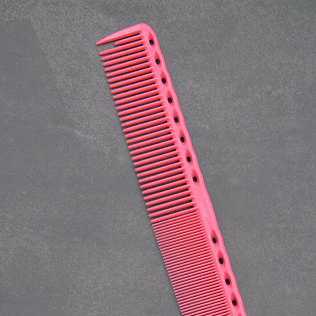 Professional Barber Hairdressing Comb Hair Cutting Styling Combs Rose Red
