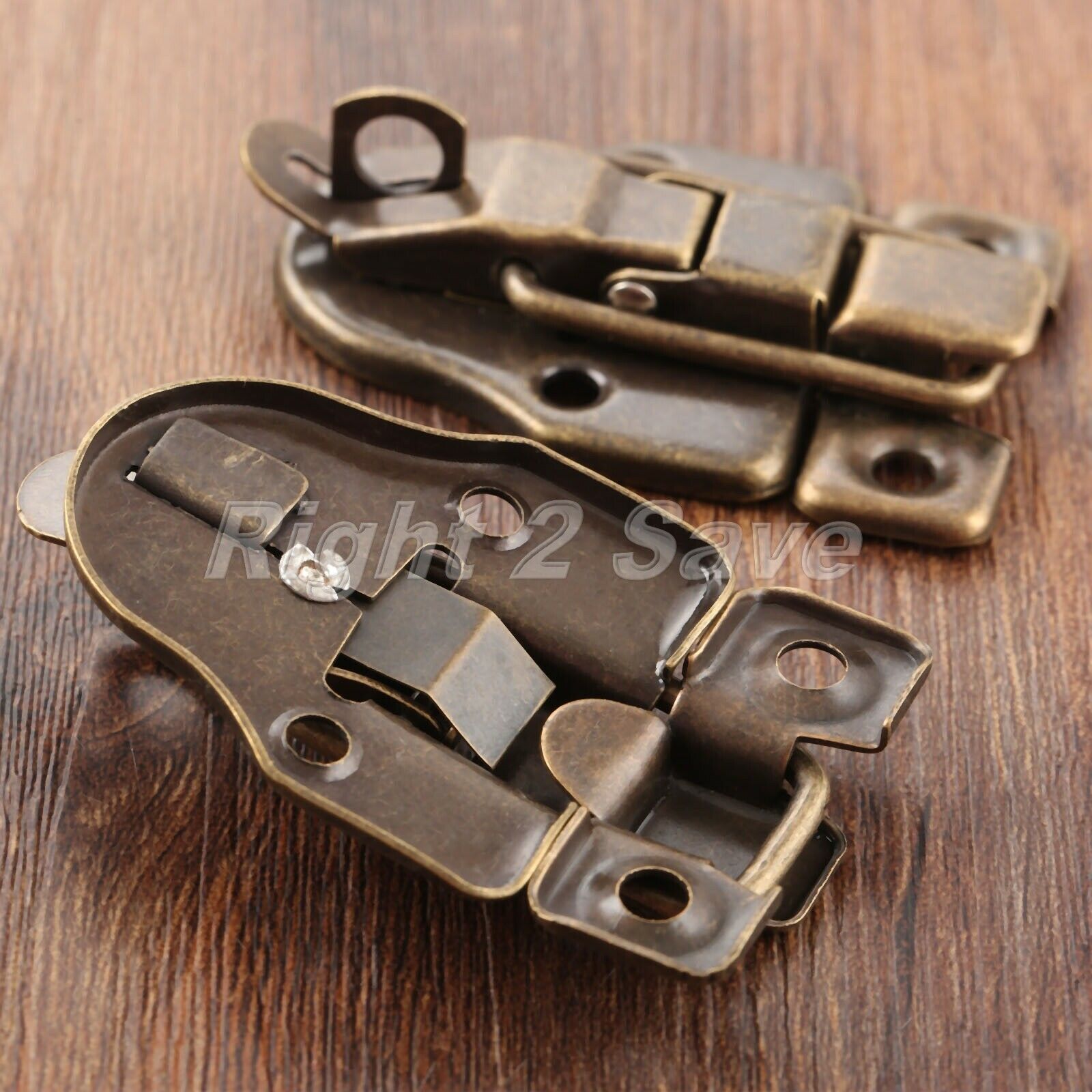 Durable Cabinet Hardware Jewelry Box Latch Hasps Chest Lock Toggle Catch 59*40mm