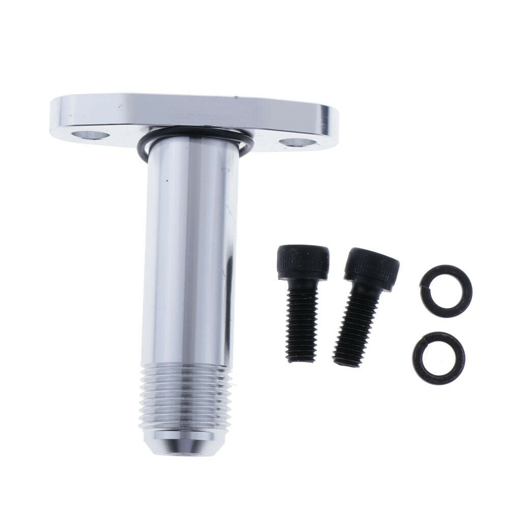 Extended 10 AN Turbochargers Drain Fitting for T3/T4 Turbochargers Flange