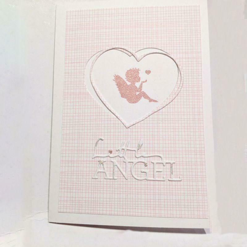 Little Angel Metal Cutting Dies Stencil DIY Scrapbooking Album Paper Card Decor