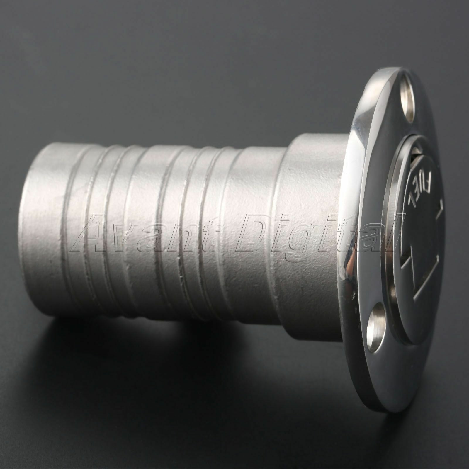 1.5" Keyless Cap Gas Fuel Tank Boat Marine Deck Fill Filler 316 Stainless Steel