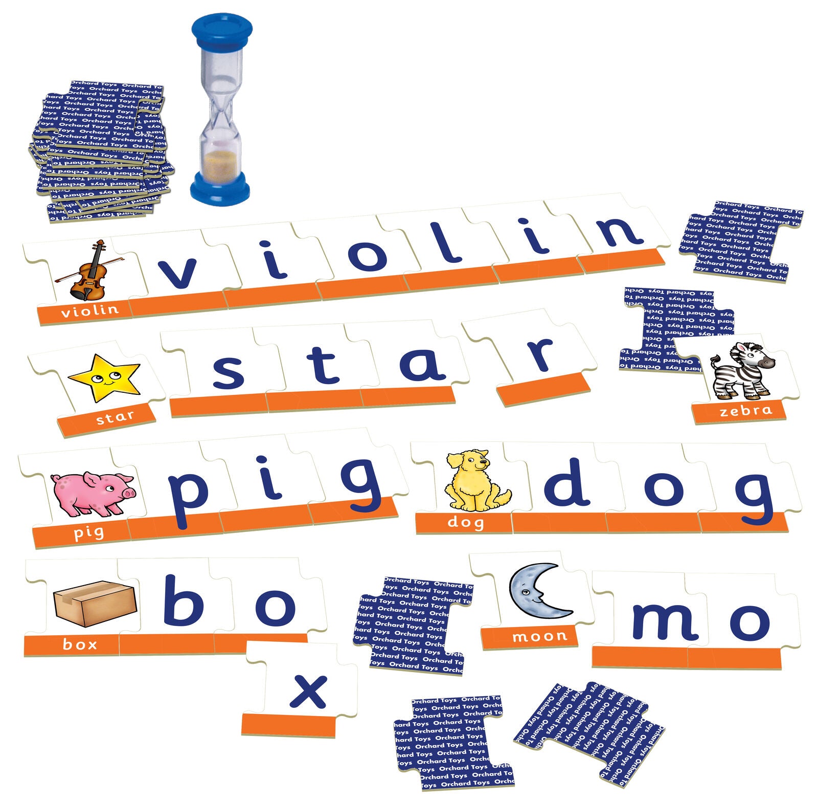 Orchard Toys 103 Speed Spelling Word Literacy Game Family Children Age 5 Years+