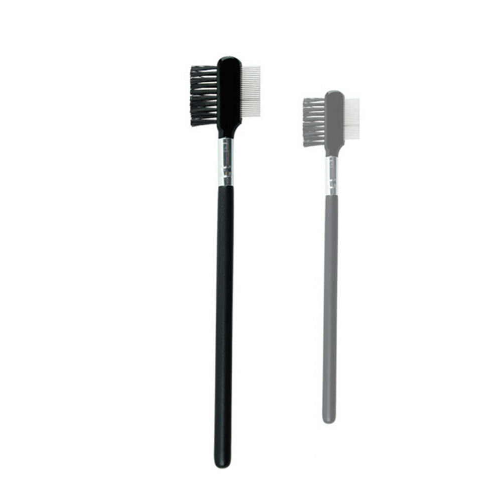 Steel Eyebrow Eyelash Dual-Comb Extension Brush Metal Comb Makeup Tool Ho.l8