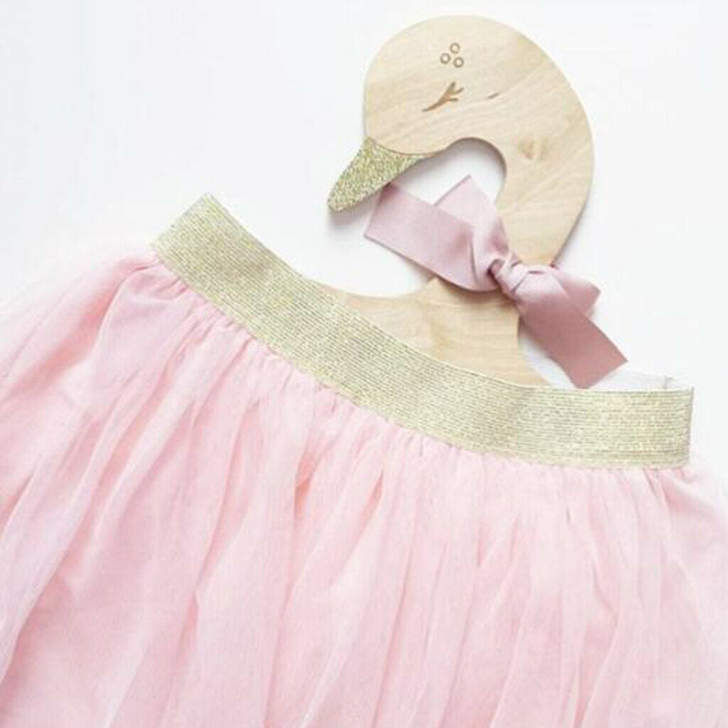 2pcs Novelty Wardrobe Wooden Swan Coat Clothes Hook Hanger For Kids Children