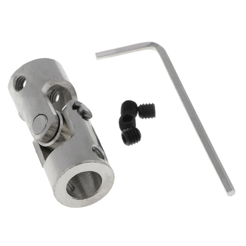 Metal Universal Joint Shaft Coupling 8MM X 8MM Boat Connector