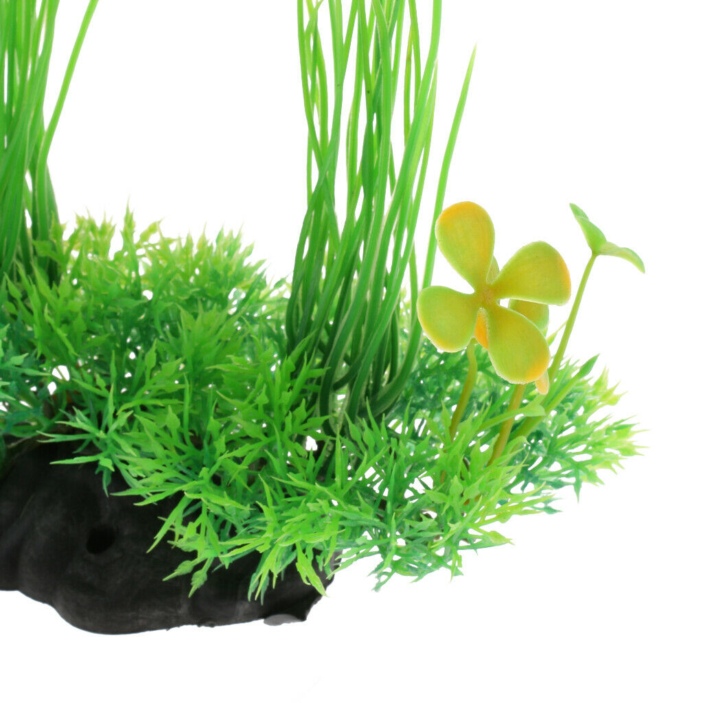 Green Decorative Artificial Grass For Aquarium Aquarium