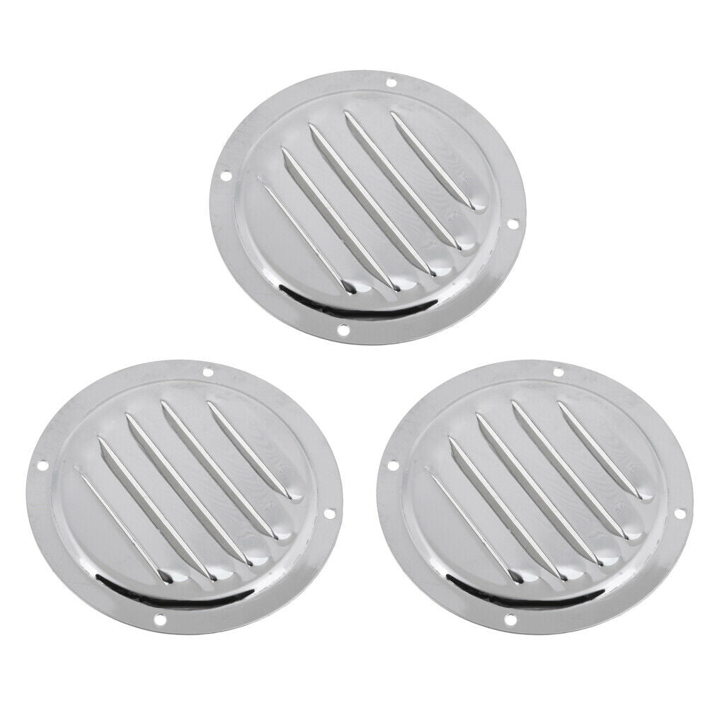3 Pieces Round Boat Air Intake Vent Marine Exhaust Cover Vent Cover For Boat