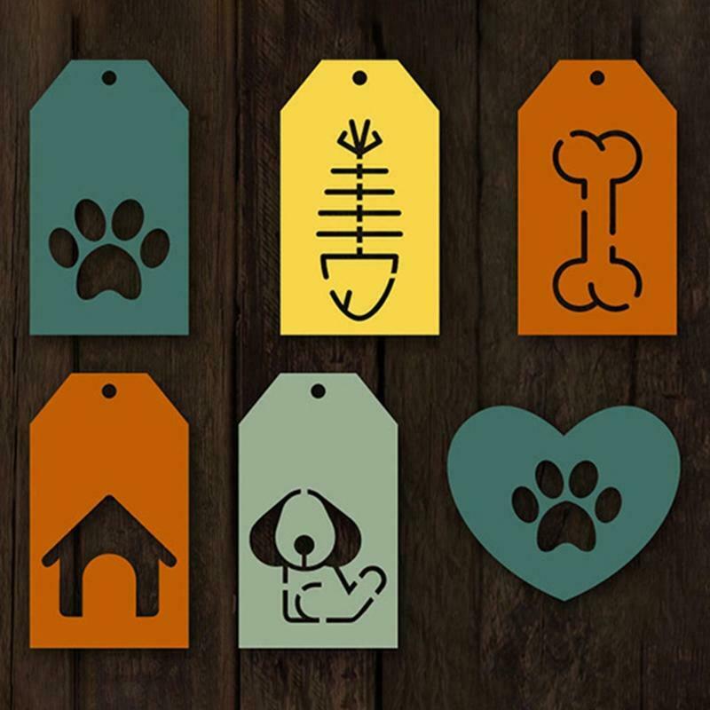 Animal Tags Metal Cutting Dies Stencil Scrapbooking DIY Album Stamp Paper Card