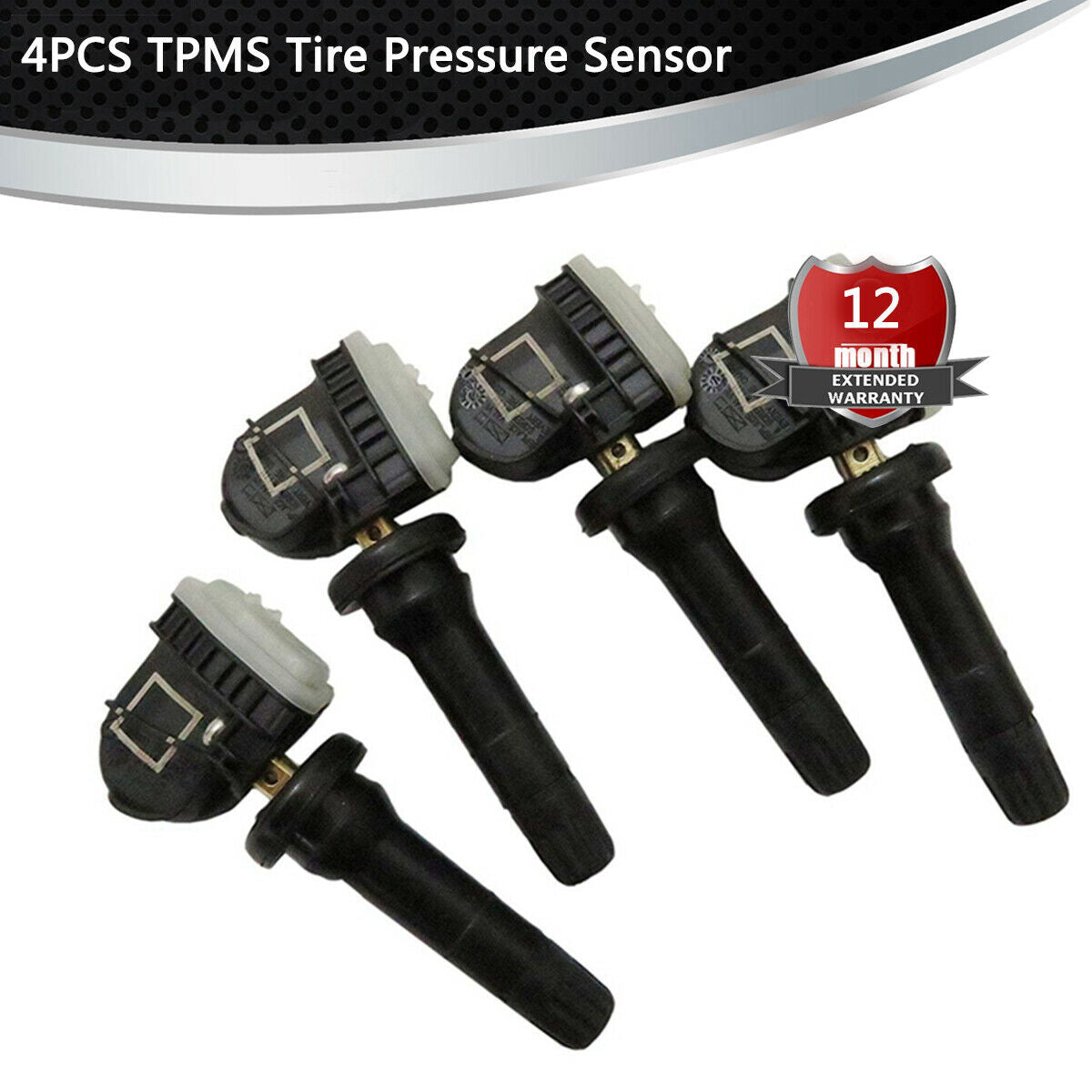 Tire Pressure Sensors TPMS Front + Rear For GMC Chevrolet Pontiac Buick 13598771