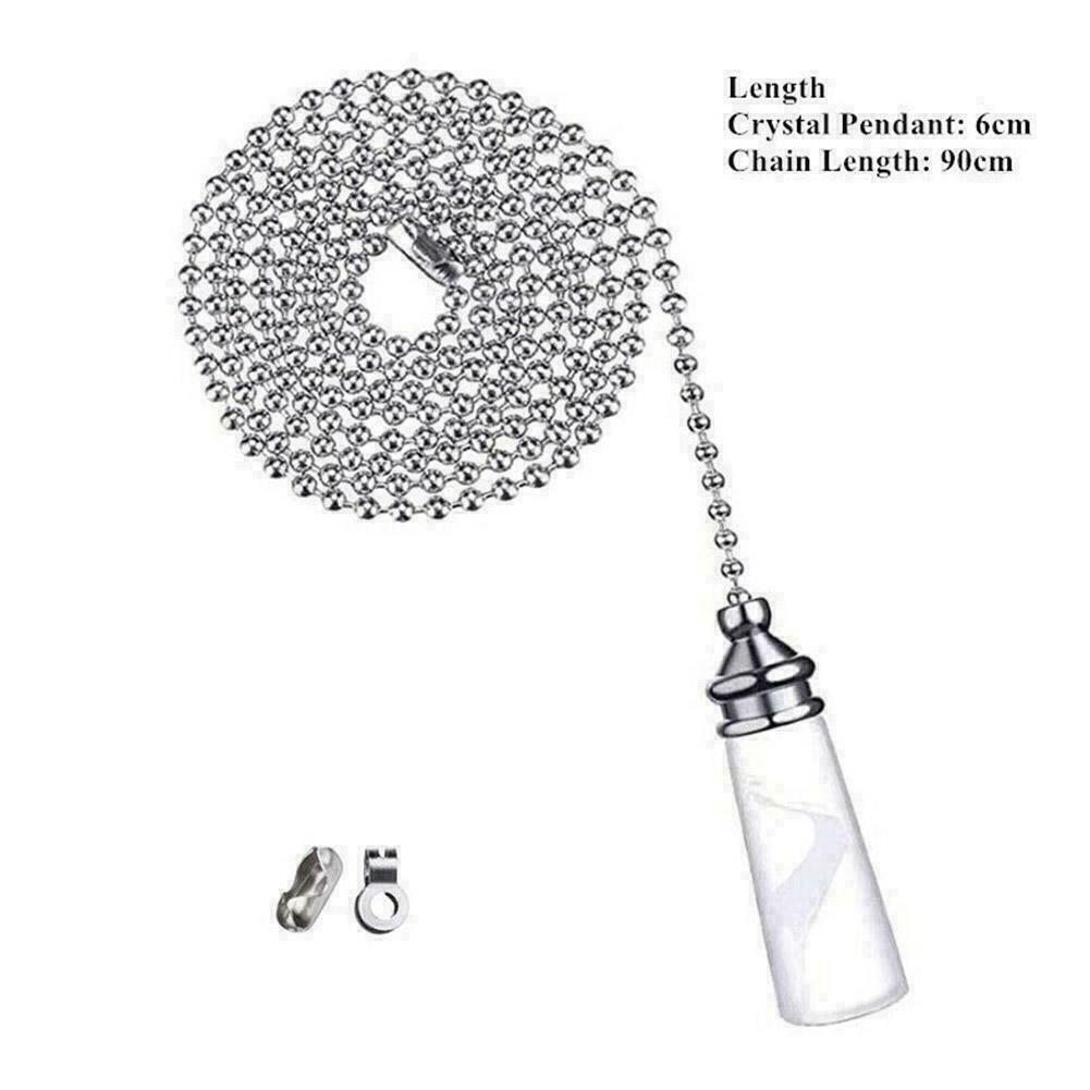 Bathroom Ceiling Light Switch Pull Cord String Crystal