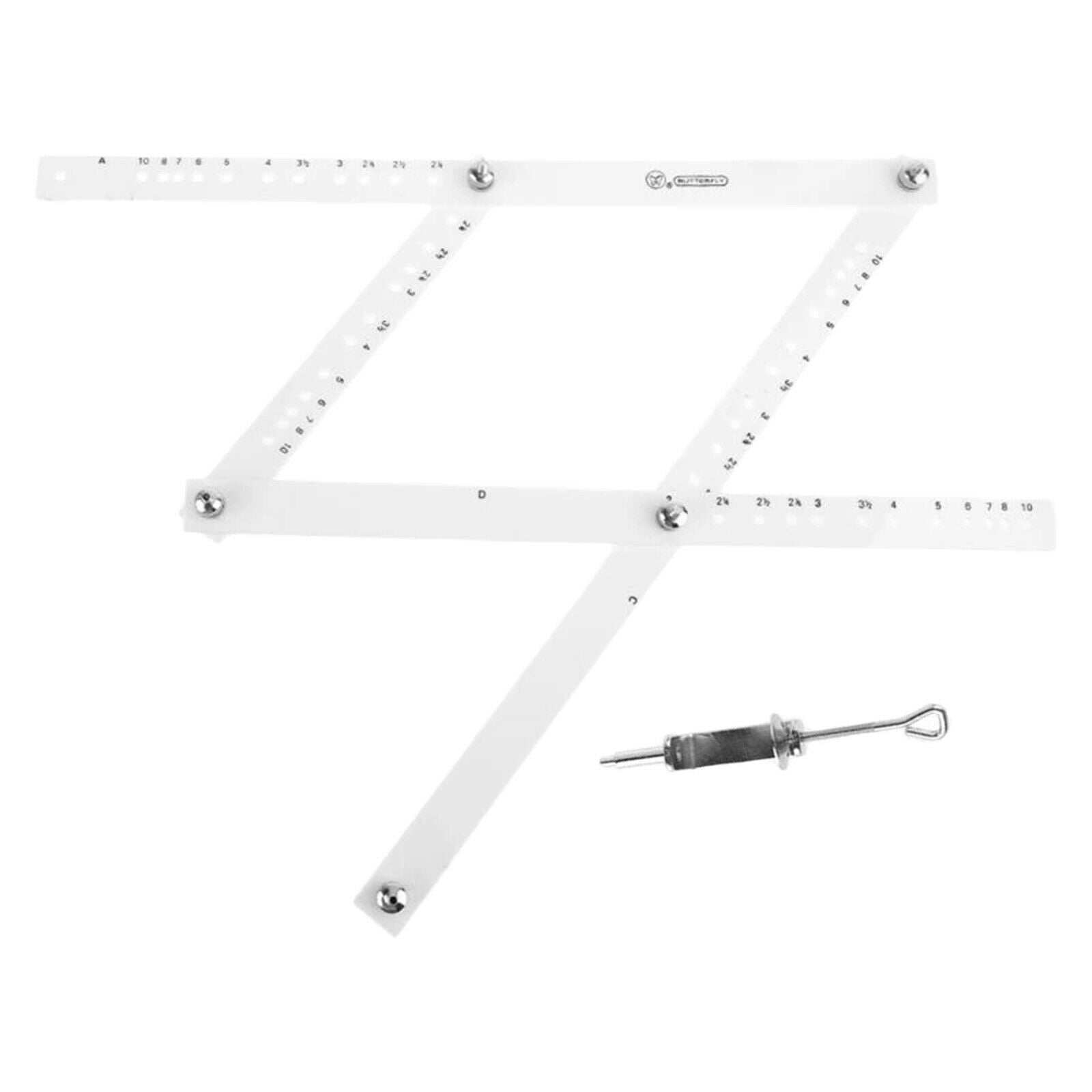 Pantograph Artist Drawing Tool Lightweight Folding Scale Ruler for Map Plant