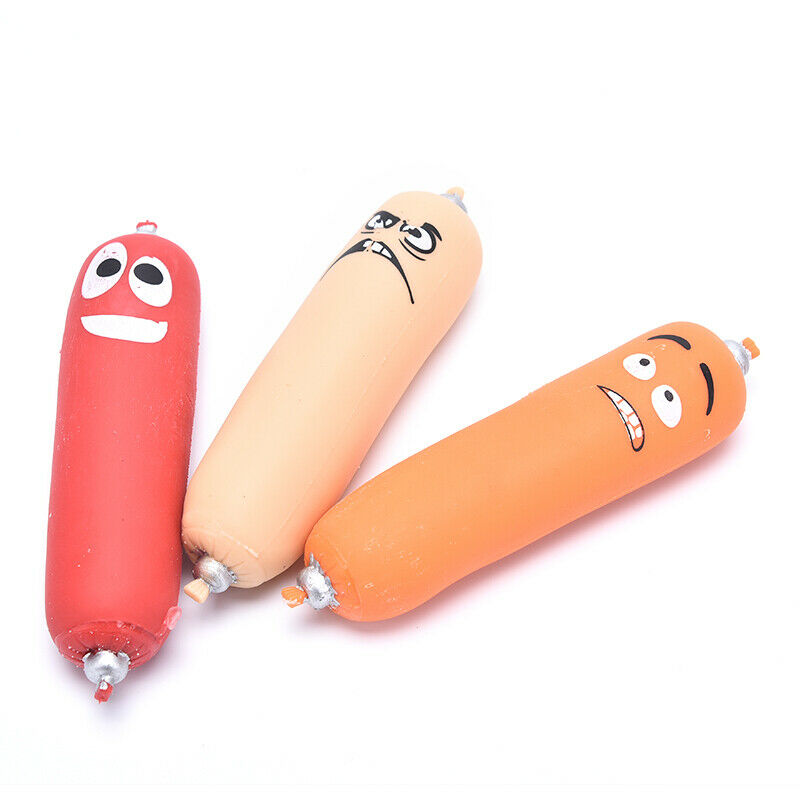 Expression Hot Dog Squeeze Stretchy Sensory Tangle Anti Stress T.l8