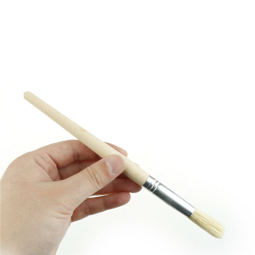 Wooden Handle Coffee Grinder Cleaning Brush Wood Handle & Natural Bristle.l8