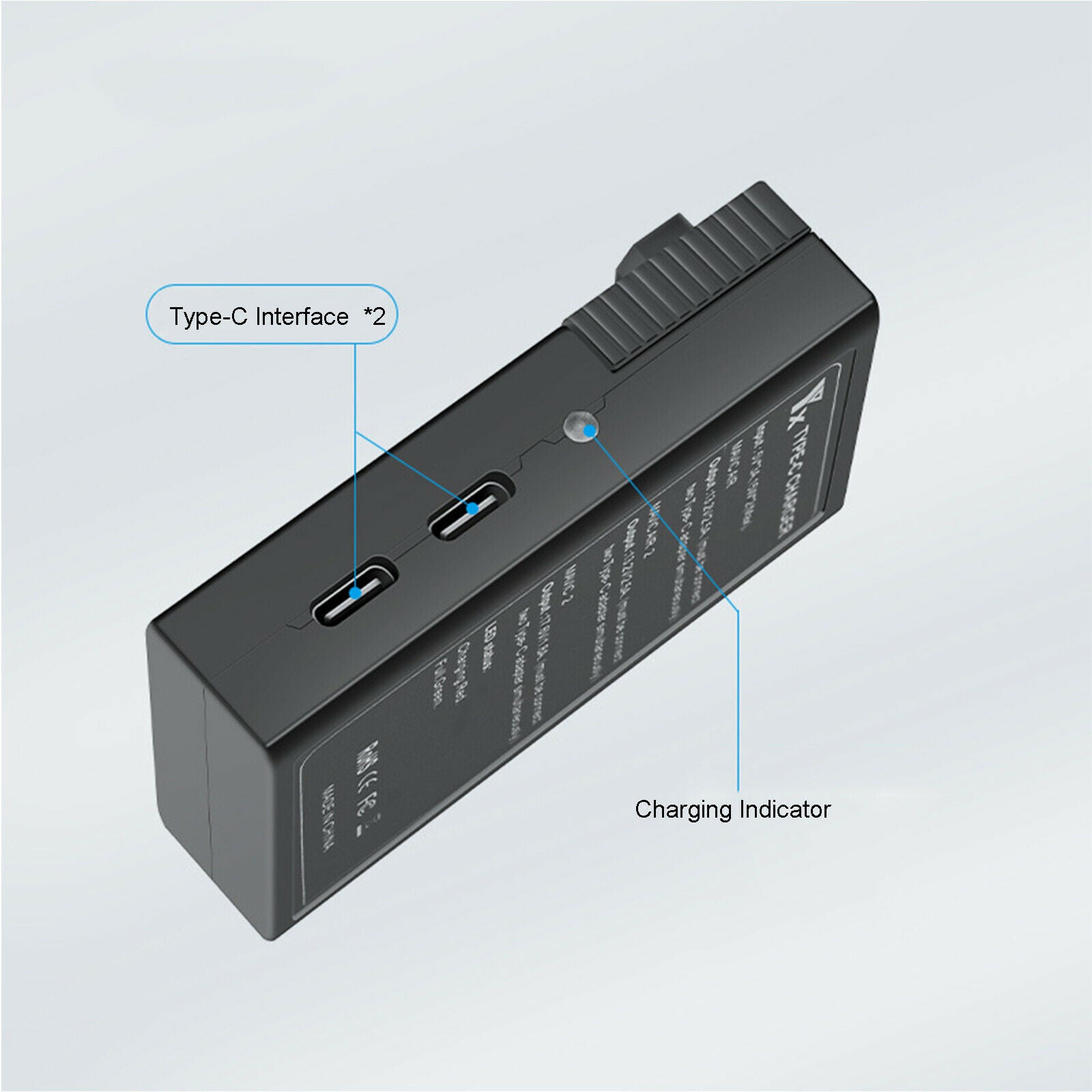 USB Battery Charger QC 3.0 Fast Charging Hub for Mavic Air 2 Drone Battery