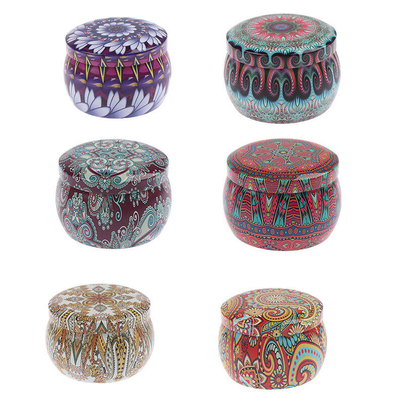 1X Candle Tin Jars DIY Candle Making Holder Storage Case Empty box Tin Ca.l8