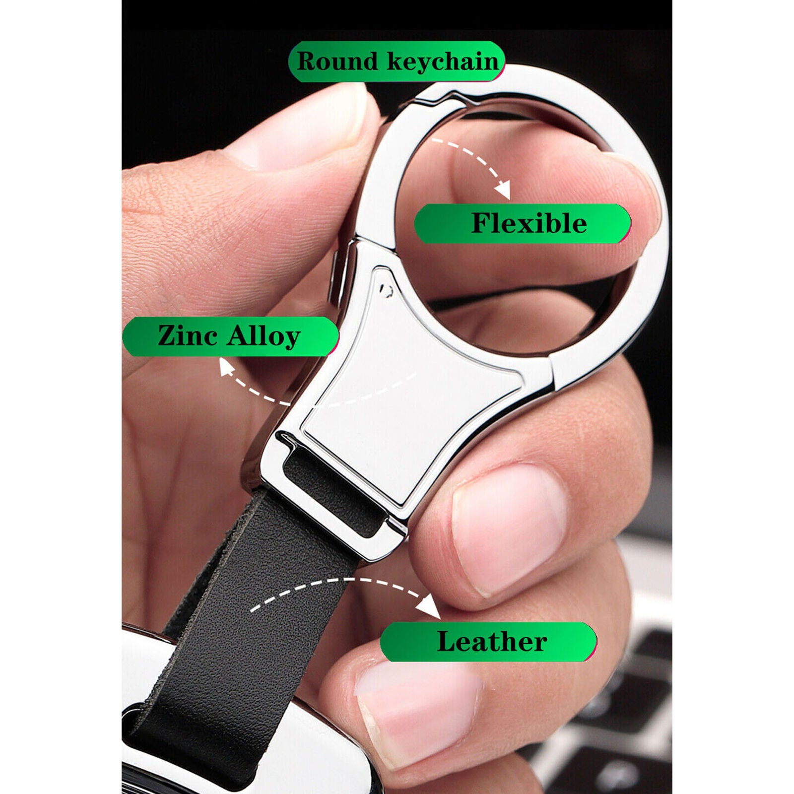 Zinc Alloy Key Fob Case Cover For Land Range Rover Evoque Discovery Remote key