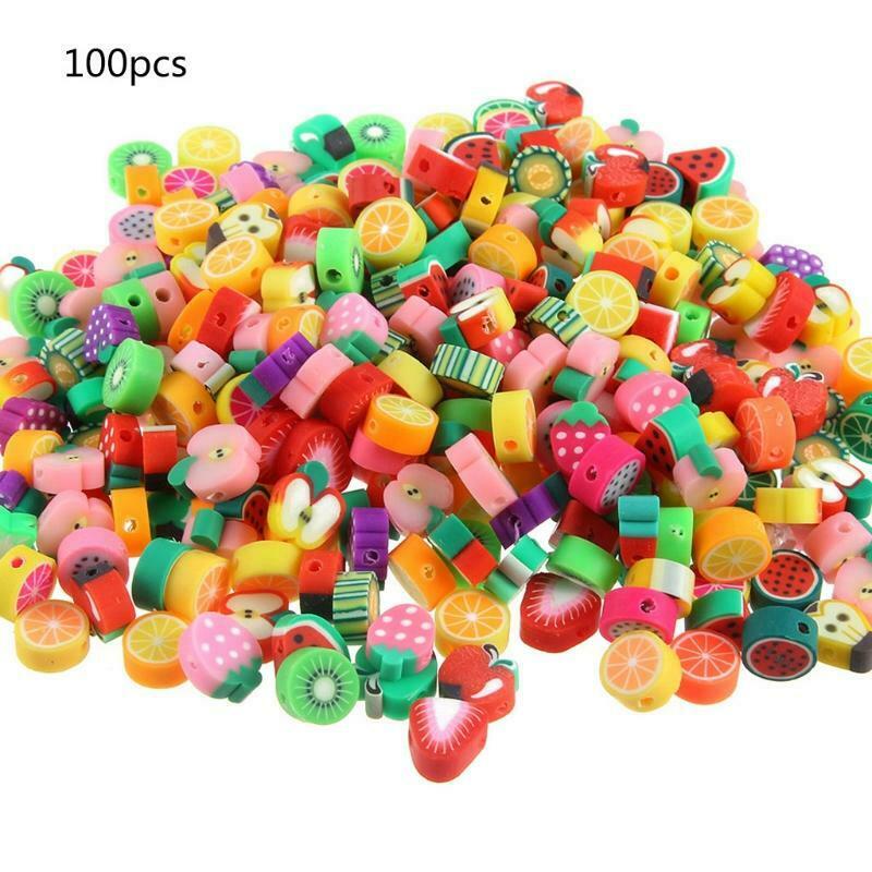 Fruit Spacer Beads Charms for Earring Necklace Jewelry Making Craft Supplies