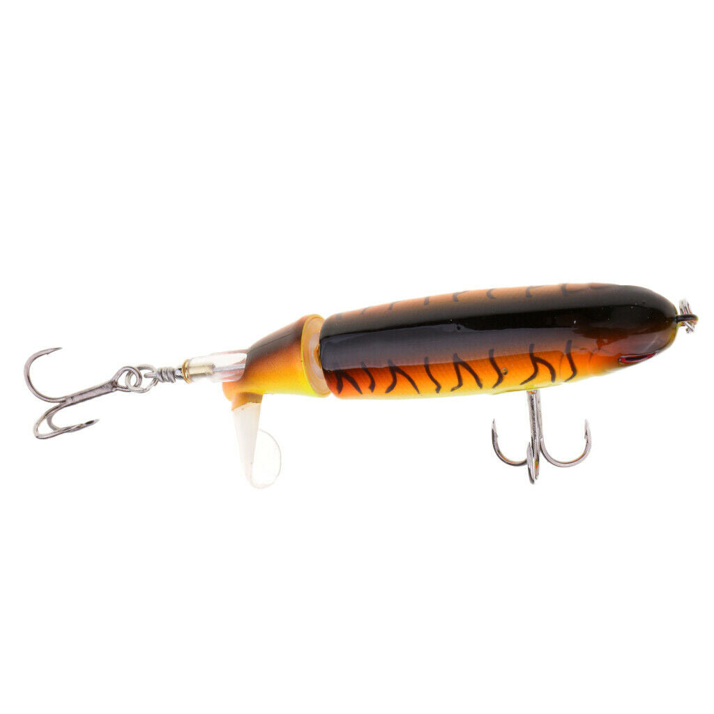 2 Pieces Whopper Popper Bionics Fishing Lure Artificial Hard Fishing Baits