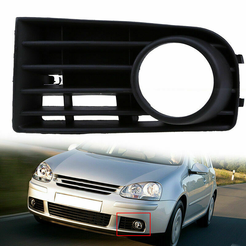 Fit VW Golf MK5 2004-2009 Front Left Bumper Grille Black 1K0 853 665 B/C/S/AD