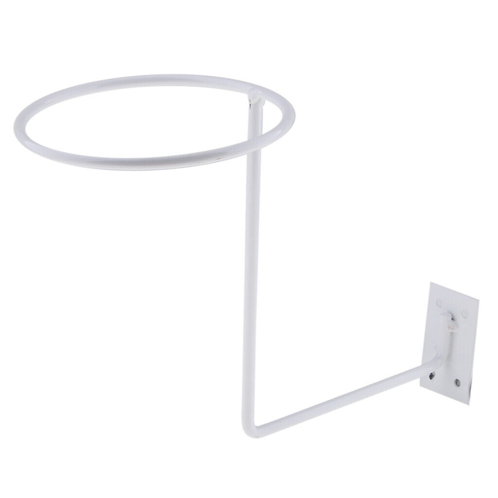 3x Metal Helmet Holder Stand Top Sun Hat Wig Cap Display Organizer Rack Hook