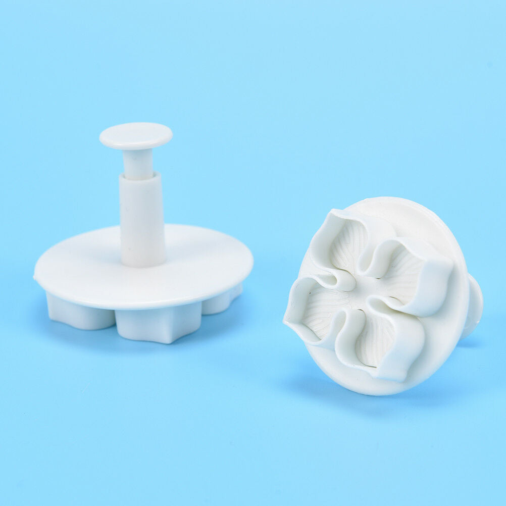 3Pcs hydrangea fondant cake decorating sugarcraft plunger cutter flower m.l8