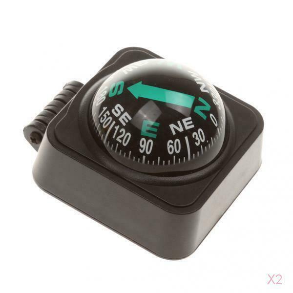 2x 1PC Navigation Dashboard Car Vehicle Compass Outdoor